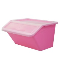 Multipurpose Plastic Stackable Underwear Kitchen Organizer Toy Transport Clear Shoe Box Storage